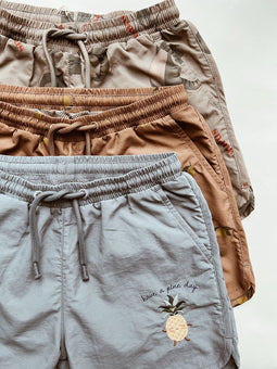 Konges Slöjd Asnou zwemshort kind - Lemon brown