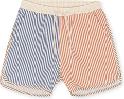 Konges Slöjd Asnou zwemshort kind - Multi stripe - Maat 9-10 jaar