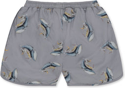 Konges Slöjd Asnou zwemshort kind - Whale Boat - Maat 9-10 jaar