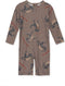 Konges slojd Aster onesie playsuit / Zwempak - Dansosaurus - Maat 2 jaar