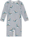 Konges slojd Aster onesie playsuit / Zwempak - Whale boat - Maat 18 maand