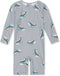 Konges slojd Aster onesie playsuit / Zwempak - Whale boat - Maat 4 jaar