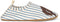 Konges Sløjd Aster Zwemschoenen/Turnpantoffel/Waterschoen - Antislip - Stripe Bluie - Maat 26-27