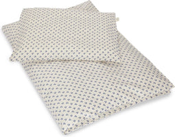 Konges Sløjd bedset / Dekbedovertrek met kussensloop junior 100x140cm - Blue bell