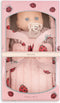 Konges Sløjd Bonnie Doll Gift Set/Pop met Poppenmand - Ladybug Glitter