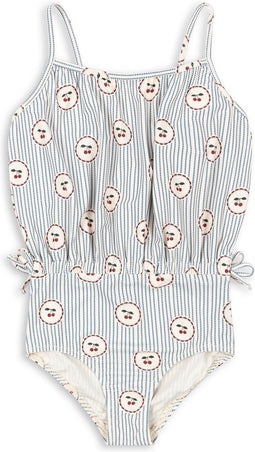 Konges Sløjd Cale badpak kind - Cherry Stripe