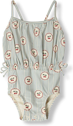 Konges Sløjd Cale badpak kind - Cherry Stripe