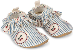 Konges Sløjd Cale Zwemschoenen/Turnpantoffel/Waterschoenen - Cherry Stripe - Maat 32/33