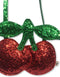 Konges Sløjd Cherry Schoudertasje met glitter - Barbados Cherry