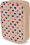 Konges Sløjd Clover Maxi Pencil Case/Pennenzak - Coeur Coloré Frappe