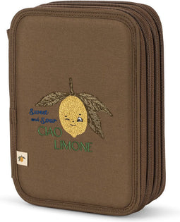 Konges Sløjd Clover Maxi Pencil Case/Pennenzak - Lemon