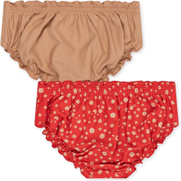 Konges slojd Colette 2 pack baby zwembroek / bikinibroek - Loves me not - Maat 9 maand