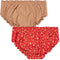 Konges slojd Colette 2 pack baby zwembroek / bikinibroek - Loves me not - Maat 3 maand