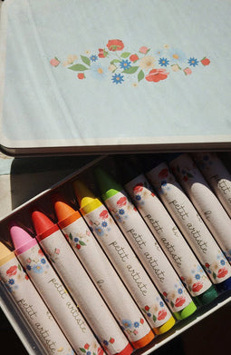 Konges Sløjd Crayons uit bijenwas - Assortiment 10 kleuren - Vanaf 3 jaar