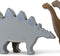 Konges Sløjd Dino Houten speelblokken 8 stuks - Geschikt vanaf 2 jaar - Dino