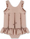 Konges Sløjd drijfpak / badpak kind - Cherry blush - Uitneembare drijfstokken - Maat 4 jaar