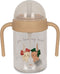 Konges slojd Drinkbeker baby met rietje - Handvat - 330 ml - Bow kitty