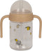 Konges slojd Drinkbeker baby met rietje - Handvat - 330 ml - Lemon