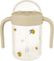 Konges slojd Drinkbeker baby met rietje - Handvat - 330 ml - Lemon