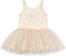 Konges Sløjd Fairy Ballerina jurk met bandjes - Buttercream Glitter - Maat 2 jaar