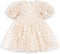 Konges Sløjd Fleur Dress Jurken Meisjes - Rok - Jurk - Beige - Maat 98