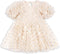 Konges Slojd Fleur Dress Jurken Meisjes - Rok - Jurk - Beige - Maat 104