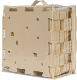 Konges Sløjd Foam Mat/Speelmat 86x86x1cm - 16 stukken - Lemon