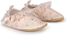 Konges Sløjd - Frill Zwemschoenen / Turnpantoffel - Etoile pink sparkle - Zwemslof - Waterschoen - Anti-slip - Maat 26/27