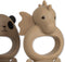 Konges Sløjd fruitspeen draak en panda - Warm clay/Shitake