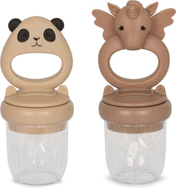 Konges Sløjd fruitspeen eenhoorn en panda - Shell/Blush