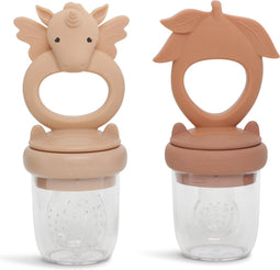 Konges Sløjd fruitspeen Eenhoorn - Rose sand / Brown clay