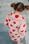 Konges Sløjd Fuzzie Coat/Jas met ronde kraag - Coeur Mellow - Maat 5-6 jaar