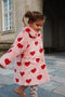 Konges Sløjd Fuzzie Coat/Jas met ronde kraag - Coeur Mellow - Maat 5-6 jaar