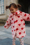 Konges Sløjd Fuzzie Coat/Jas met ronde kraag - Coeur Mellow - Maat 5-6 jaar
