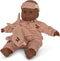 Konges Sløjd Gerd goes to bed - Pyjama set met konijnknuffel en oogbedekking voor babypop - Mahogany Rose