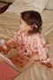 Konges Sløjd Glitter Bow Haarclips - Set van 4 stuks - Pink Mix