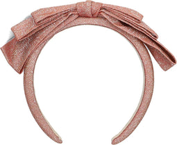 Konges Slojd Glitter Bow Hairbrace Haaraccessoires Meisjes - Roze - Maat ONESIZE