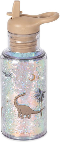 Konges Sløjd Glitter Thermo Drinkfles 420ml - Dino