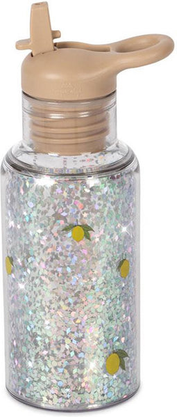 Konges Sløjd Glitter Thermo Drinkfles 420ml - Lemon