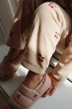 Konges Sløjd Globe Footies / Pantoffels - Cherry Blush - Maat 32