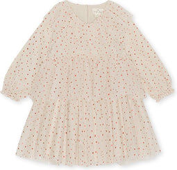 Konges Slöjd Glow jurk - Etoile pink sparkle - Tule