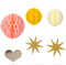Konges Sløjd Happy Birthday kit - Bekers, ballon, slinger, servetten, taarttopper, pompon - Unicorn