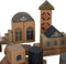 Konges Sløjd Houten speelblokken met print - Set van 34 stuks - Beige/Toffee