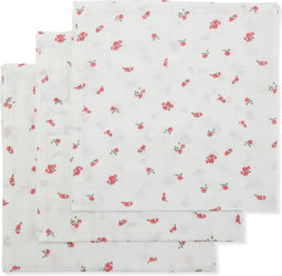 Konges Sløjd - Hydrofiele Doek / Tetra doek - Bonderose big (Set van 3)