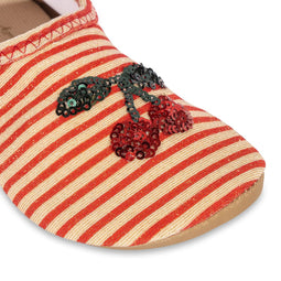 Konges Sløjd Jade Zwemschoenen/Turnpantoffel/Waterschoen - Antislip - Glitter Stripe - Maat 22/23