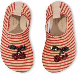 Konges Sløjd Jade Zwemschoenen/Turnpantoffel/Waterschoen - Antislip - Glitter Stripe - Maat 28/29