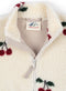 Konges Sløjd Jody Teddy Jacket/Jas met fleece - Cherry - Maat 7-8 jaar