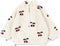 Konges Sløjd Jody Teddy Jacket/Jas met fleece - Cherry - Maat 9 mnd
