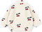 Konges Sløjd Jody Teddy Jacket/Jas met fleece - Cherry - Maat 9 mnd