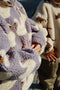 Konges Sløjd Jody Teddy Jacket/Jas met fleece - Swan - Maat 3 jaar